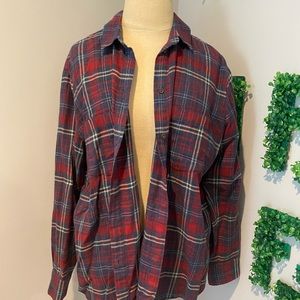 Madewell Red & Blue Flannel